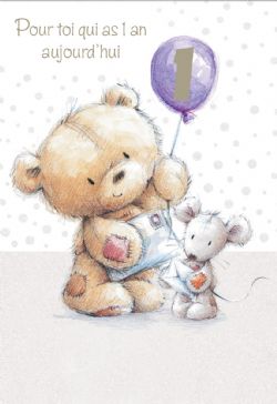 1 AN - CARTE D'ANNIVERSAIRE - DE ROSEDALE ASST